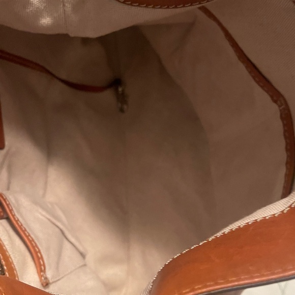 Michael Michael Kors Vintage Tan Leather Shoulder Bag - Picture 11 of 12